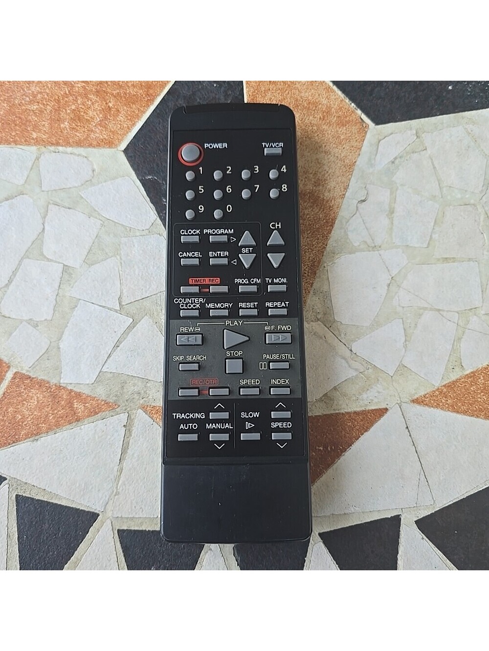 Genuine Emerson 076R004110 VCR968 VCR4000 Remote Control - Has Been Tested